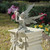 19" Fairy of the West Wind Sitting Outdoor Garden Statue - IMAGE 2