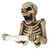 Bone Dry Skeleton Bathroom Toilet Paper Holder - 9.5" - IMAGE 2