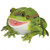 8.5" Friendly Frog Piped Toad Spitter Outdoor Garden Statue - IMAGE 2