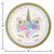 Club Pack of 96 White and Green Unicorn Baby Shower Circle Plates 7" - IMAGE 2