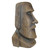 32" Gray and Brown Easter Island Ahu Akivi Moai Monolith Outdoor Garden Statue - Extra Large - IMAGE 2