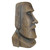 Extra Large Easter Island Ahu Akivi Moai Monolith Statue - 32.5" - IMAGE 2