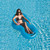 Inflatable Chill Swimming Pool Floating Lounge Chair - 61" - Blue - IMAGE 2
