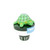 Turtle Floating Swimming Pool Chlorine Dispenser - 7.5" - Green and Black - IMAGE 1