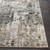 6.5' x 9.5' Distressed Glacier Gray and Beige Rectangular Area Throw Rug - IMAGE 5