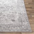 6'7" x 9' Mandala Pattern Taupe and Cream Rectangular Machine Woven Area Rug - IMAGE 5