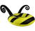 Black and Yellow Bumblebee Swimming Pool Party Inner Tube, 48-Inch - IMAGE 2