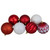 75ct Red and White Shatterproof 4-Finish Christmas Ball Ornaments - IMAGE 3