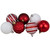 75ct Red and White Shatterproof 4-Finish Christmas Ball Ornaments - IMAGE 4