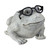 9.75" Gray Silly Bespectacled Frog Spring Outdoor Patio Garden Planter - IMAGE 3