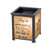 5" Black and Orange Rectangular Comforting Warmer - IMAGE 1