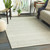 8' x 10' Gray and Beige Geometric Rectangular Area Throw Rug - IMAGE 2