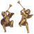 Set of 2 Trumpeting Angels of St. Peter's Square Outdoor Garden Statues 13.5" - IMAGE 1