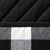 Buffalo Check Quilted Kitchen Potholders - 9" - Black and White - Set of 2 - IMAGE 6