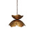 Handcrafted Lotus Hanging Pendant Light with Chain – 20" - Large - IMAGE 2