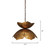 Handcrafted Lotus Hanging Pendant Light with Chain – 20" - Large - IMAGE 4