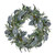 Iced Leaves and Winter Berries Artificial Christmas Wreath - 24 inch, Unlit - IMAGE 1