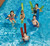Set of 6 Inflatable Blue and Red Swimming Pool Doodles 72" - IMAGE 2