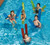 Set of 6 Inflatable Blue and Red Swimming Pool Doodles, 72-Inch - IMAGE 2