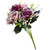 19" Purple Artificial Large Rose Flower Bouquet on Stick - IMAGE 1