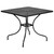 5-Piece Black Contemporary Outdoor Furniture Patio Dining Set - IMAGE 2