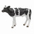18" Standing Country Boy Cow Outdoor Garden Statue - IMAGE 1