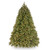 7.5’ Pre-Lit Full Downswept Fir Artificial Christmas Tree, Dual Color LED Lights - IMAGE 1