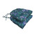 3pc Blue and Green Floral Tufted Wicker Furniture Outdoor Patio Cushions 41" - IMAGE 2