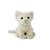 Handcrafted Sitting Lion Cub Stuffed Animals - 6.5" - White - Set of 6 - IMAGE 1
