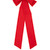 14" x 34" Red 11-Loop Velveteen Christmas Bow Decoration - IMAGE 4