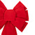 14" x 34" Red 11-Loop Velveteen Christmas Bow Decoration - IMAGE 5
