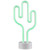LED Cactus Neon Table Light - 11.5" - Green - IMAGE 2