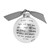 "Love Lights the World" Glass Christmas Ball Ornament 2.75" (70mm) - IMAGE 2