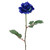 Long Stem Blooming Rose Artificial Floral Spray - 23" - Blue - IMAGE 4