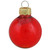 Matte Finish Glass Christmas Ball Ornaments - 1.25" (150mm) - Red - 40ct - IMAGE 1