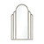 Arched Wall Mirror - 25.75" - Silver - IMAGE 1