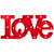 LED Love Sign Valentine's Day Marquee Style Wall Art - 20" - Red - IMAGE 2