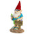 16" Summer Time "Welcome" Gnome Outdoor Garden Statue - IMAGE 4