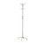 70" White Contemporary Style Coat Rack with Hooks - IMAGE 1