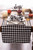 Harlequin Cotton Table Runner - 108" - Black and White - IMAGE 5