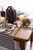 Harlequin Cotton Table Runner - 108" - Black and White