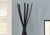 72.5" Black Contemporary Coat Rack with Prongs - IMAGE 2