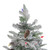 Real Touch™ Pre-Lit Artificial Flocked Dunton Spruce Slim Christmas Tree - 6.5' - Multi Lights - IMAGE 3