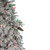 Real Touch™ Pre-Lit Artificial Flocked Dunton Spruce Slim Christmas Tree - 6.5' - Multi Lights - IMAGE 4