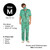 Men's Dead Doctor Bloody Scrubs Adult Halloween Costume - Medium - IMAGE 4