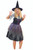 Black and Purple Witch Women Adult Halloween Costume - Medium - IMAGE 1