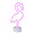 11.5" Pink Flamingo LED Neon Style Table Sign - IMAGE 3