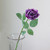 23" Purple Long Stem Artificial Blooming Rose Pick - IMAGE 2