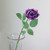 Long Stem Artificial Blooming Rose Spray - 23" - Purple - IMAGE 2