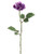 23" Purple Long Stem Artificial Blooming Rose Pick - IMAGE 1